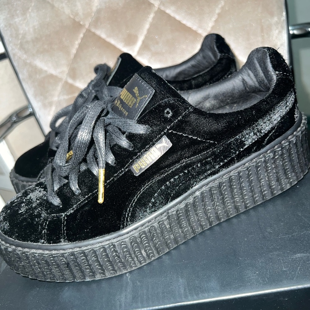 FENTY BLACK PLATFORM CREEPERS RIHANNA x PUMA